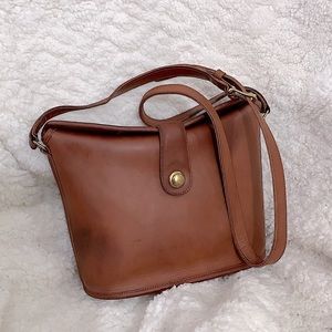 Rare Vintage Coach Binocular Bag in British Tan color. *Price is firm*